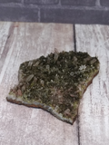 Epidote on Quartz