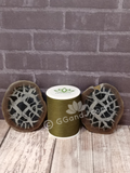 Septarian fossils with thread spool size reference