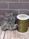 Druzy Chalcedony with thread spool size reference
