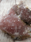 Close up of Moroccan Amethyst unusual Amethyst