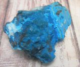 Natural blue Chrysocolla from Mozambique on GGandJ.com Naturally Unique