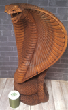 Wood cobra with thread spool size reference