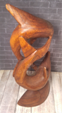 entwined dolphin statue cool decor