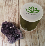 Amethyst Crystal from Brazil with Size Reference