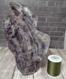 Natural Carved Purple Amethyst Crystal from Madagascar GGandJ.com