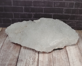 8" white sparkly gemstone from India