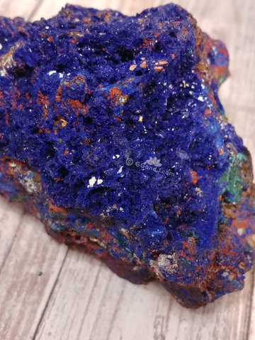 Azurite with Malachite drusy druzy gem