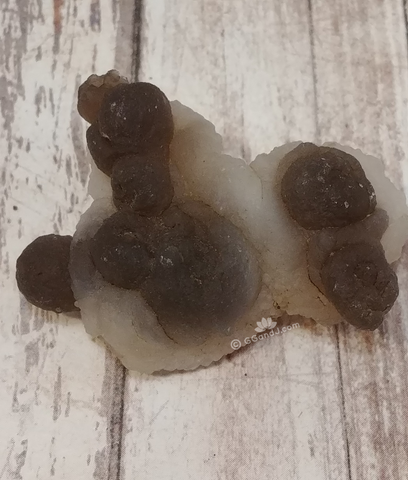 white and black Chalcedony from Morocco