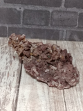 Malachite on pink baryte for sale