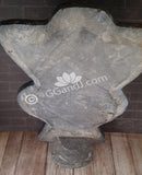Gypsy Gems & Jewelry™ Naturally Unique™ Goddess 2 Ammonite Statue Rear View GGandJ.com