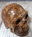 Elephant Skin Jasper Skull - 3"