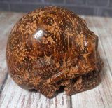 Elephant Skin Jasper Skull - 3"