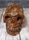 Elephant Skin Jasper Skull - 3"