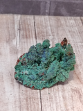 Malachite on quartz