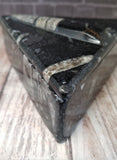 Side View of Triangle Fossil Box from Morocco GGandJ.com