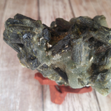 Natural Prehnite with Epidote from Mali, Africa on GGandJ.com Green Botryoidal