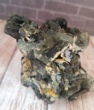 Natural Prehnite with Epidote from Mali, Africa on GGandJ.com Green Botryoidal