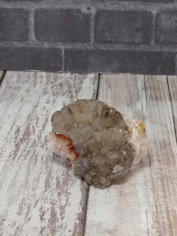 Quartz with Hematite and Baryte for Sale Smokey Quartz
