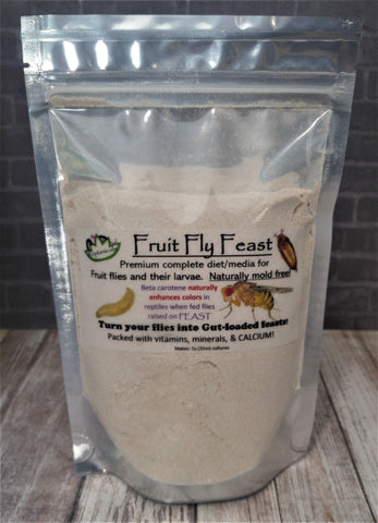 Reptanicals Fruit Fly Media, all natural fruit fly food