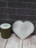 Selenite Heart 3"