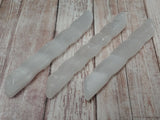 Selenite Massage Swirl Wand Point, Selenite wand, selenite wand ggandj.com