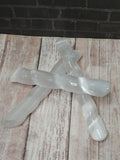 Selenite Massage Swirl Wand Point