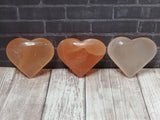 Selenite Orange Heart, ggandj.com orange selenite