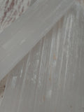 Raw Selenite Wand closeup, 4" Raw Selenite Wand, selenite closeup, ggandj.com