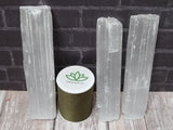 4" Raw Selenite Wand