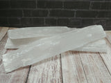 Selenite Wand Raw, 8" Raw Selenite Wand, Raw selenite logs