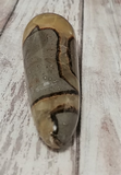 Natural Septarian from Madagascar Carved Wand Gemstone Yellow Calcite Brown Aragonite GGandJ.com