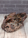 African Hematite with Vanadinite