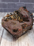 natural black and red gemstone gift idea