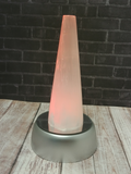 Orange Selenite Cone Tower