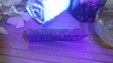 UV Light on Ruby Wand Spa Towel massage Oil gemstone Obelisk Relax Therapeutic Luxury Flower Healing Candle Ruby Zoisite
