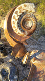 Gypsy Gems & Jewelry™ Naturally Unique™ Ammonite Statue Large Natural Spiral Nautilus Hand carved Artwork
