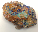 barite malachite azurite crystal