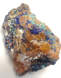 barite malachite azurite quartz crystal