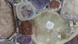 Mixed Gemstone Flat, Cavansite, Apophyllite, Amethyst, GGandJ.com