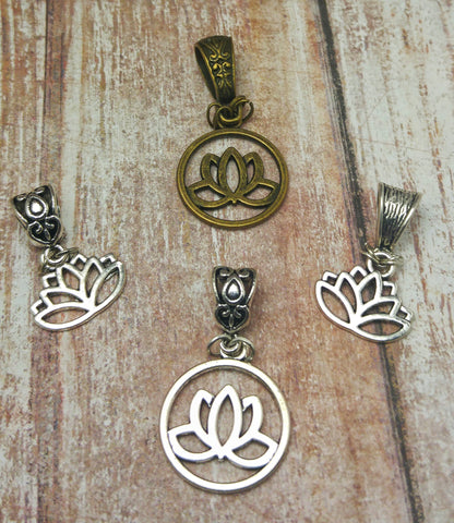 Gypsy Gems & Jewelry™ Naturally Unique™ Lotus Pendant