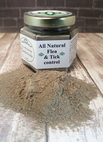 All Natural Flea and Tick Control Powder 4oz, Gypsy Gems & Jewelry™ Naturally Unique™ Pet Pawtanicals™ Salve, Pet Care, Organic Pet Products, Handmade Pet supplies, pet health, dog care, cat care, rabbit care
