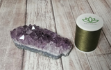 Natural Purple Amethyst Crystal from Brazil GGandJ.com with Size Reference