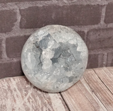 Natural Blue Celestite Crystal Sphere Ball from Madagascar GGandJ.com