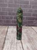 Natural Red and Green Obelisk from India