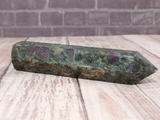 Handcrafted Obelisk Natural Ruby Zoisite Gypsy Gems & Jewelry