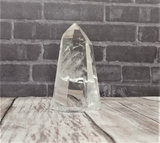 Clear Quartz Obelisk Tower Carved Gemstone Frozen Gift Idea GGandJ.com