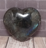 Hand carved labradorite heart natural gemstone gift idea ggandj.com gypsy gems & jewelry naturally unique 