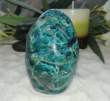 Spa Luxury Relax Reiki Energy Healing Meditation Natural Gemstone Mineral Gypsy Gems & Jewelry GGandJ.com Blue Apatite