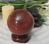 Spa Luxury Relax Reiki Energy Healing Meditation Natural Gemstone Mineral Gypsy Gems & Jewelry GGandJ.com Jasper Sphere