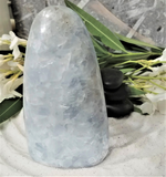 Spa Luxury Relax Reiki Energy Healing Meditation Natural Gemstone Mineral Gypsy Gems & Jewelry GGandJ.com Celestite Tower